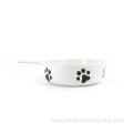 Lovely Fashion Pet Ceramic Dog Bowl with Handle